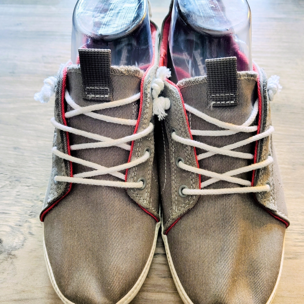 Timberland Ortholite Shoes Women's Sz 9 Grey Canvas Casual Slip On